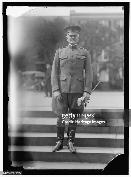 General John J. Pershing, between 1916 and 1918. Pershing was commander of the American Expeditionary Forces on the Western Front during World War I....