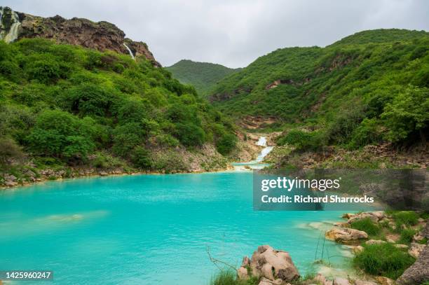 wadi dharbat, salalah, oman - oman landscape stock pictures, royalty-free photos & images