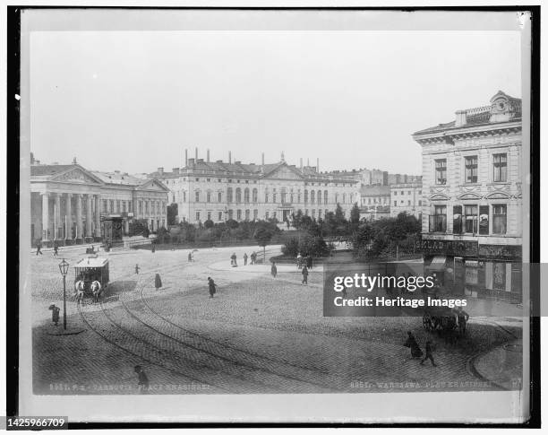 Varsovie Place Krasinski. Warszawa, between 1910 and 1920. Artist Harris & Ewing.