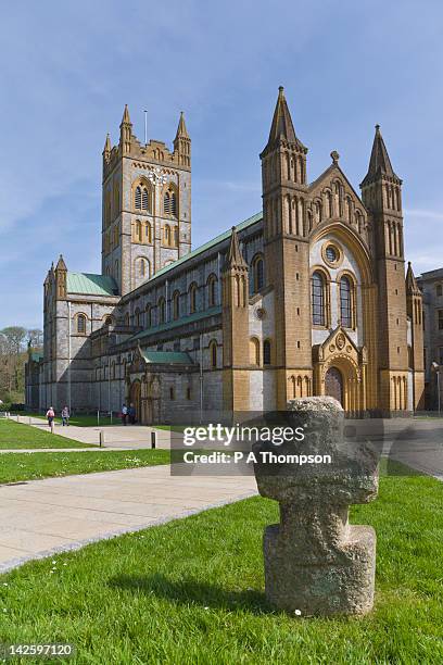 buckfast abbey, devon, england - benedictine stock pictures, royalty-free photos & images