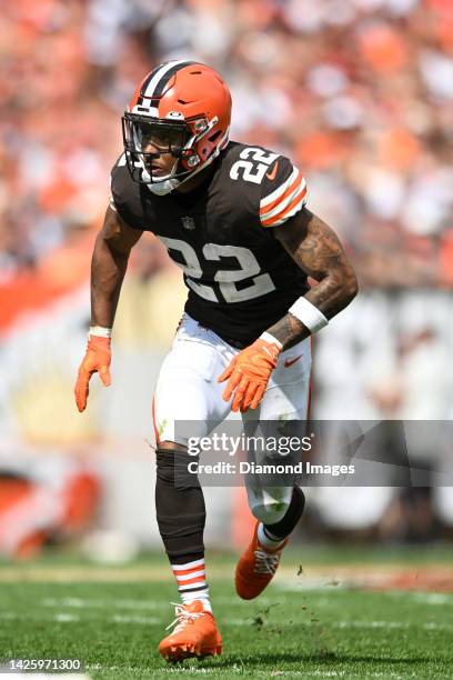 Grant Delpit of the Cleveland Browns in action during the second half against the New York Jets at FirstEnergy Stadium on September 18, 2022 in...