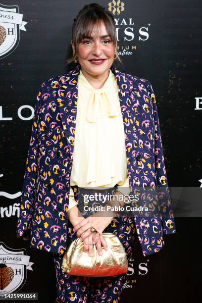 Actress attends the Museo Chicote Awards 2022 at Museo Chicote on September 21, 2022 in Madrid, Spain.