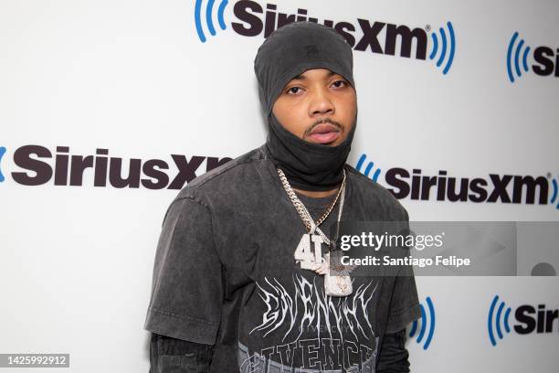 Herbo visits SiriusXM Studios on September 21, 2022 in New York City.