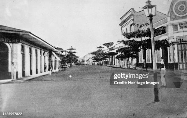 Peru. Scenes In Iquitos, 1912. 'One of the Principal Streets'. Artist Harris & Ewing.