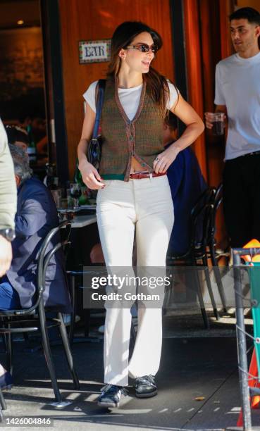 Kendall Jenner is seen on September 21, 2022 in New York City.