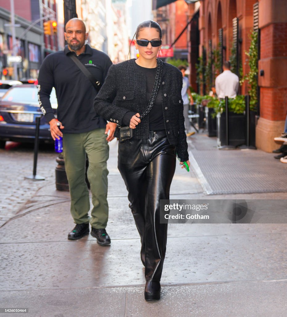 Rosalia is seen on September 21, 2022 in New York City. News Photo