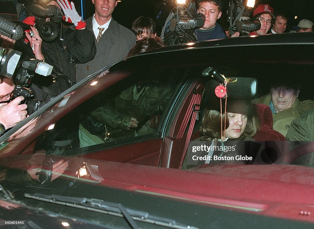 Louise Woodward Leaves Attorney's Office