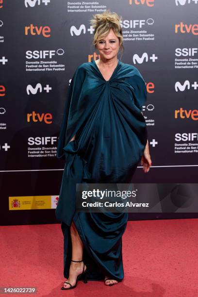 Actress Emma Suarez attends the "La Consagracion De La Primavera /The Rite Of Spring" premiere during the 70th San Sebastian International Film...