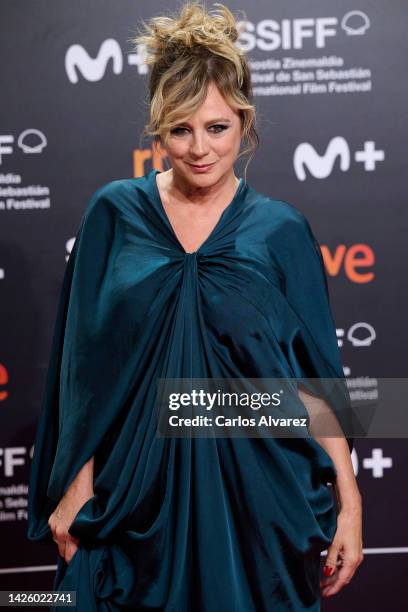 Actress Emma Suarez attends the "La Consagracion De La Primavera /The Rite Of Spring" premiere during the 70th San Sebastian International Film...