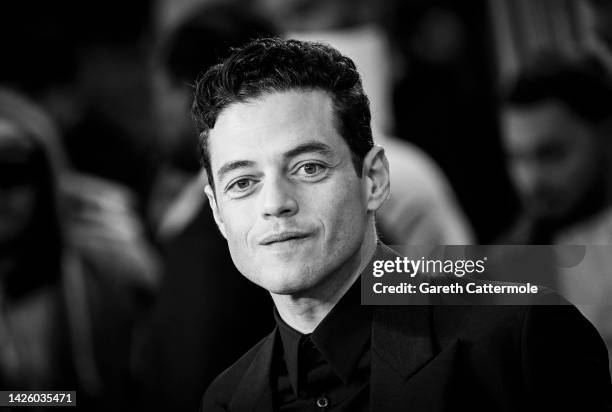 Rami Malek attends the European Premiere of 20th Century Studios and New Regency "Amsterdam" at Odeon Luxe Leicester Square on September 21, 2022 in...