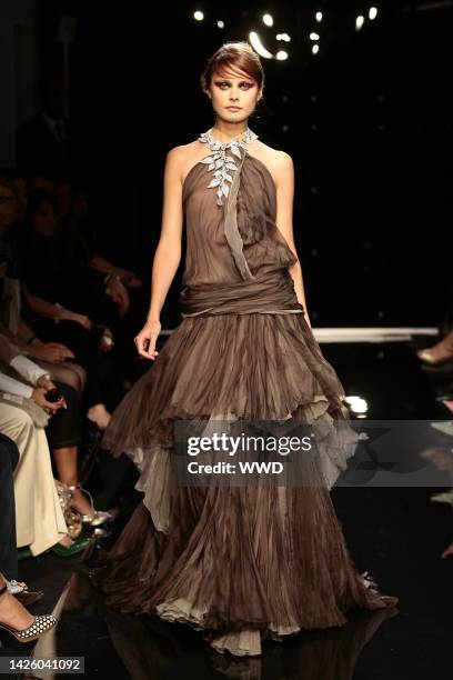 Look from Stephane Rolland's fall 2007 haute couture runway show in Paris. It was the designer's debut collection after a decade designing at...