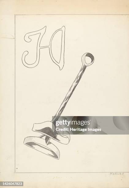 Branding Iron, circa 1936. Artist J.Henry Marley.