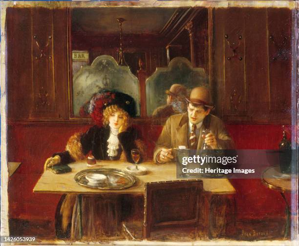 To the cafe says Absinthe, circa 1909. Artist Jean Beraud.