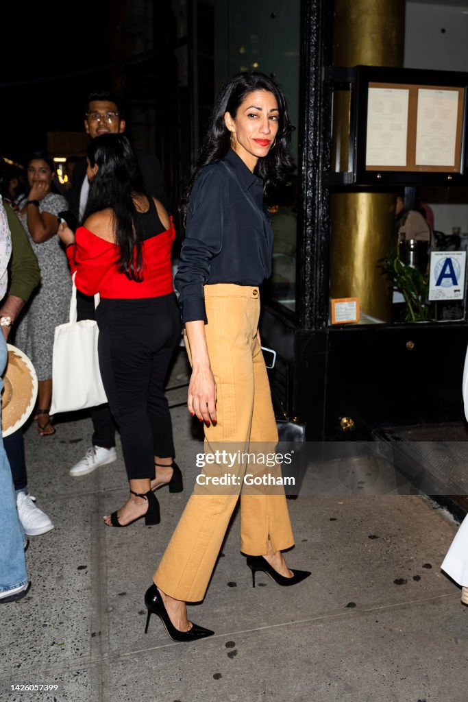 Celebrity Sightings In New York City - September 21, 2022