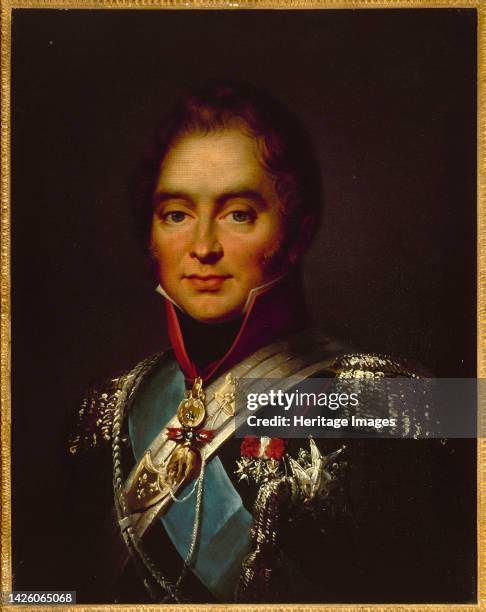 Portrait of Charles-Ferdinand d'Artois, Duke of Berry , 1820. Artist Jean-François Thuaire.