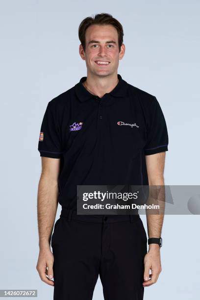 Sydney Kings Head Coach Chase Buford poses during the Sydney Kings 2022-23 NBL Headshots Session at the Darwin Basketball Association on September...