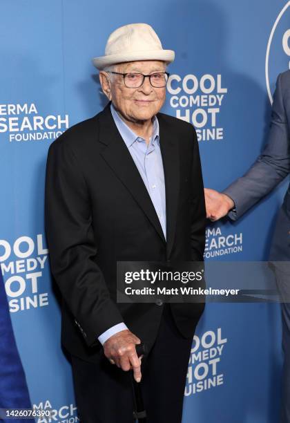 Norman Lear attends Cool Comedy Hot Cuisine: A Tribute to Bob Saget at Beverly Wilshire, A Four Seasons Hotel on September 21, 2022 in Beverly Hills,...