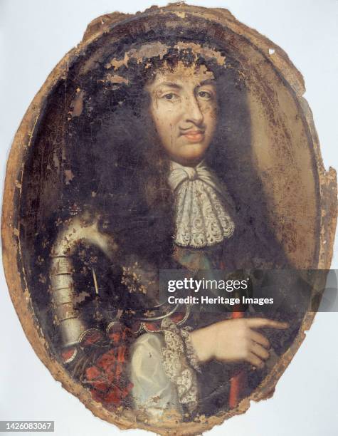 Portrait de Louis XIV , roi de France, circa 1670. Artist Ecole Francaise.