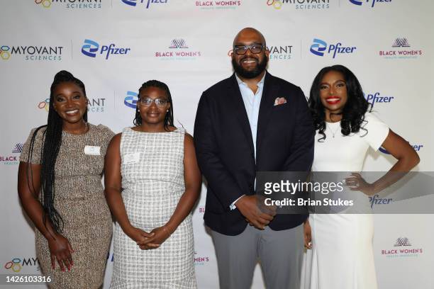 Dr. Charis Chambers, Nadia Laniyan, Mervyn Jones, and Tanika Gray Valbrun attend Spare Me! Real Talk For Compassionate Care Of Black Women With...