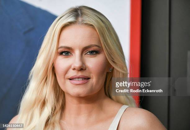 Elisha Cuthbert attends the world premiere of "Bandit" at Harmony Gold on September 21, 2022 in Los Angeles, California.