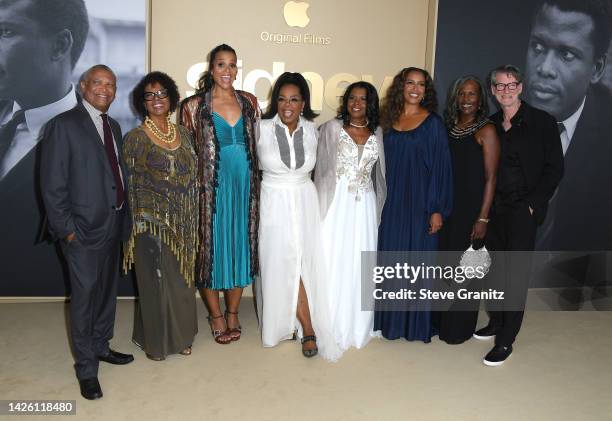 Reginald Hudlin, Beverly Poitier-Henderson, Sydney Tamiia Poitier, Oprah Winfrey, Sherri Poitier, Anika Poitier, Pamela Poitier and Derik Murray...