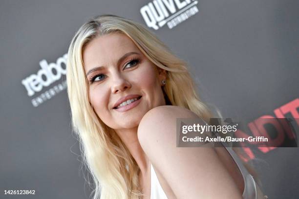 Elisha Cuthbert attends the World Premiere of "Bandit" at Harmony Gold on September 21, 2022 in Los Angeles, California.