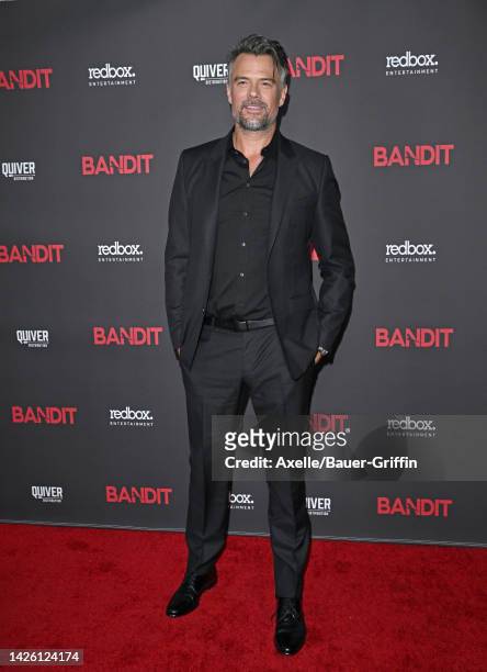 Josh Duhamel attends the World Premiere of "Bandit" at Harmony Gold on September 21, 2022 in Los Angeles, California.