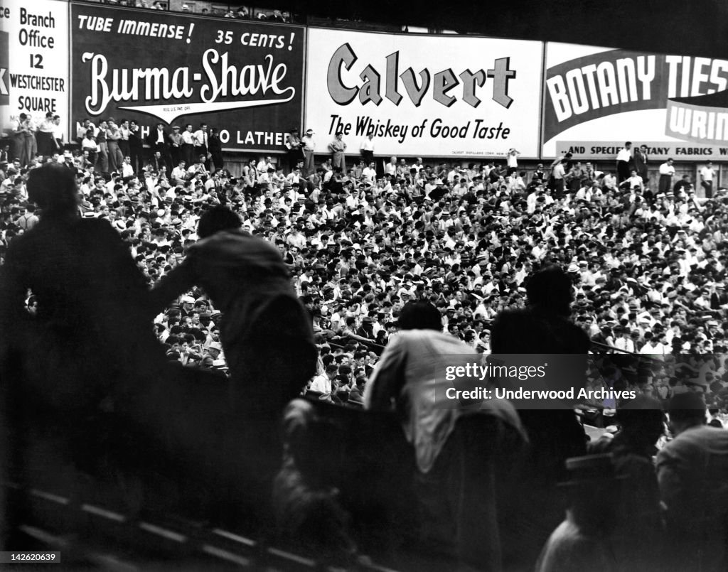 Yankee Stadium Bleacher Fans