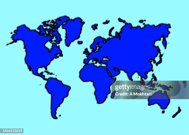 Simple World Map High-Res Vector Graphic - Getty Images