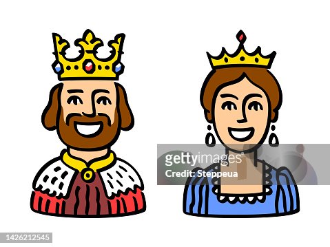 105 King And Queen Cartoon Photos and Premium High Res Pictures - Getty  Images