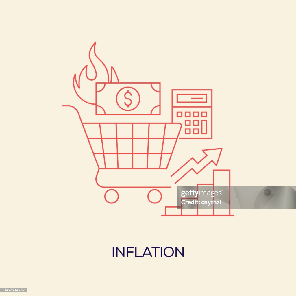 Basic Inflation Graphic Inflation Related Conceptual Vector Illustration High-Res Vector ...