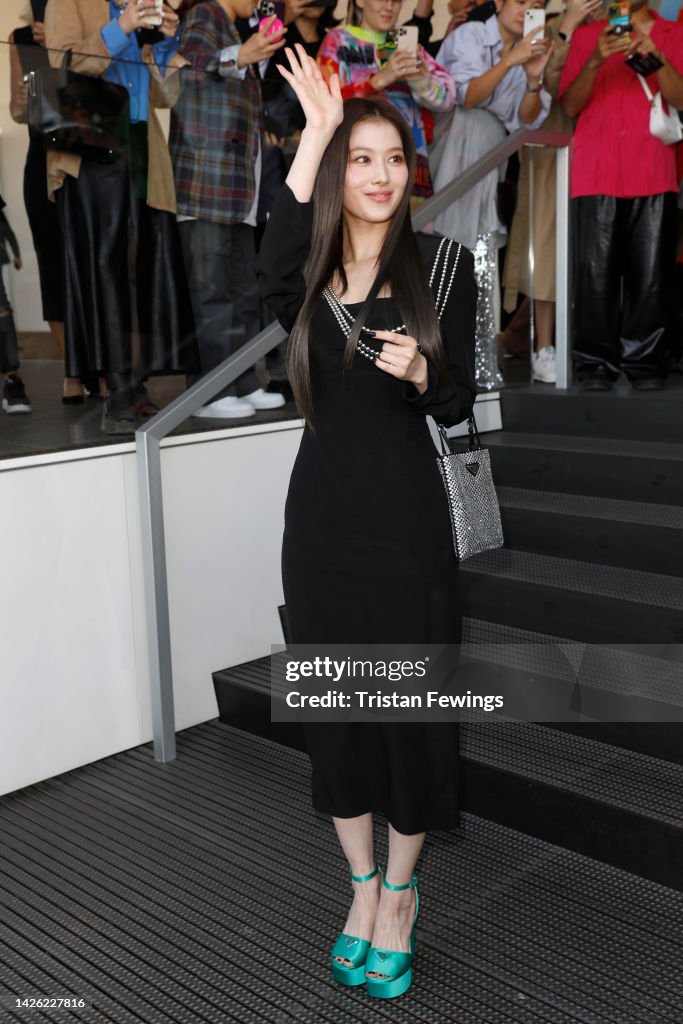 Prada - Outside Arrivals - Milan Fashion Week Womenswear Spring/Summer 2023