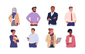 Business people avatars collection.