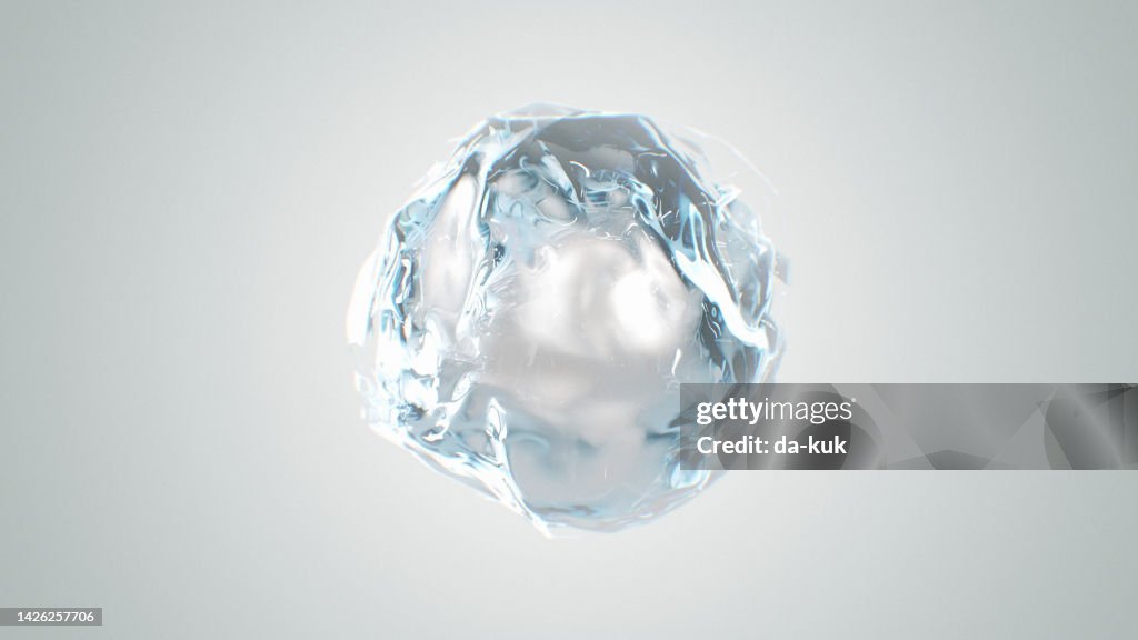 Pure water drop