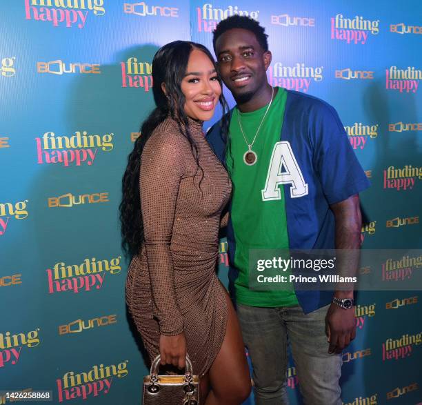 Simone and Desi Banks attend the "Finding Happy" Premiere Party and Midnight Brunch at The Gathering Spot on September 21, 2022 in Atlanta, Georgia.