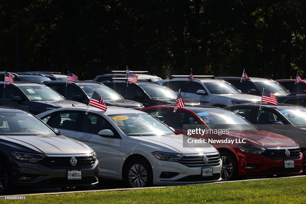 A Volkswagen Dealership Lot on Long Island