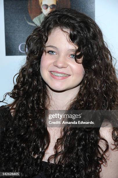 Actress Alex Ann Hopkins arrives at G Tom Mac's CD release party For "Untame The Songs" at Rolling Stone Restaurant & Lounge on April 9, 2012 in Los...