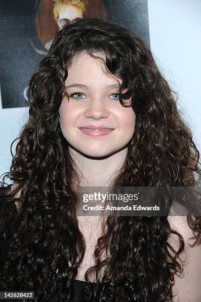 Actress Alex Ann Hopkins arrives at G Tom Mac's CD release party For "Untame The Songs" at Rolling Stone Restaurant & Lounge on April 9, 2012 in Los...
