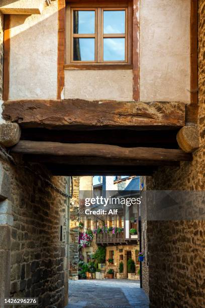 puebla de sanabria, zamora, spain - zamora stock pictures, royalty-free photos & images