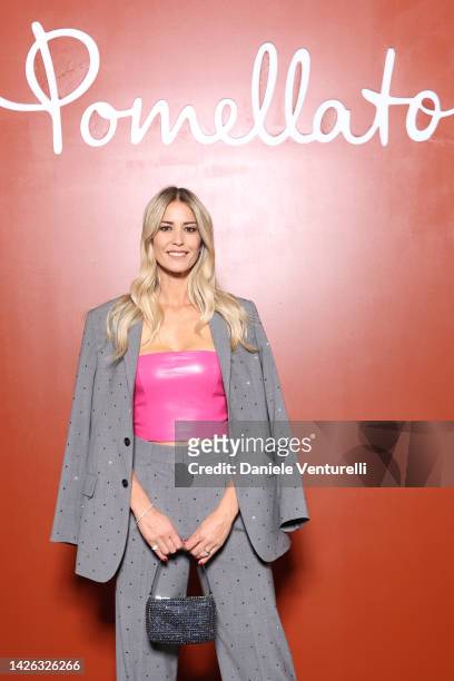 Elena Santarelli attends the "Pomellato: from Milan & all around the world" Event on September 22, 2022 in Milan, Italy.