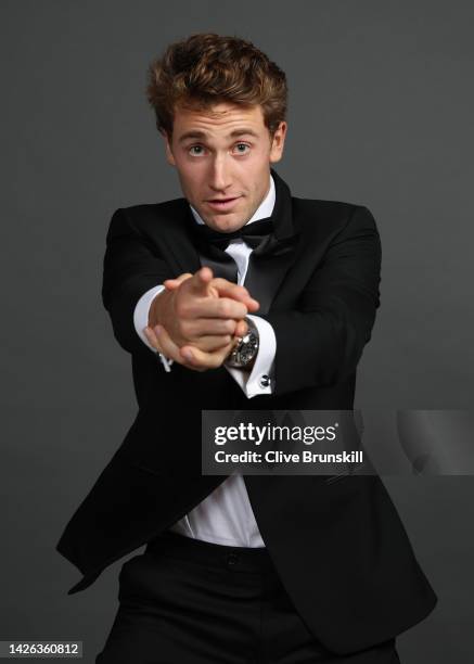 Casper Ruud of Team Europe poses for a photograph during a Gala Dinner at Somerset House ahead of the Laver Cup at The O2 Arena on September 22, 2022...