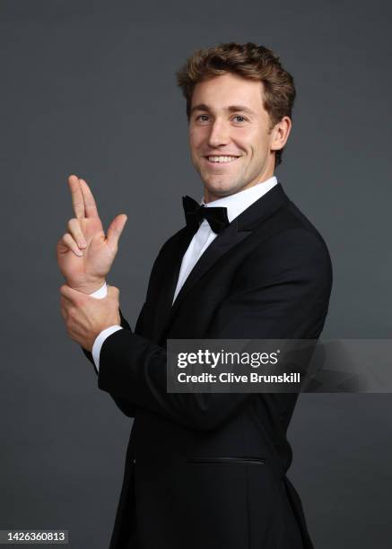 Casper Ruud of Team Europe poses for a photograph during a Gala Dinner at Somerset House ahead of the Laver Cup at The O2 Arena on September 22, 2022...