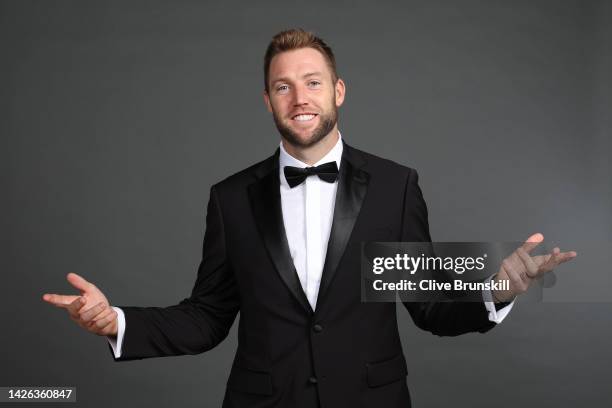 Jack Sock of Team World poses for a photograph during a Gala Dinner at Somerset House ahead of the Laver Cup at The O2 Arena on September 22, 2022 in...