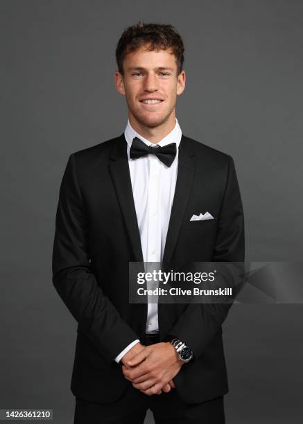 Diego Schwartzman of Team World poses for a photograph during a Gala Dinner at Somerset House ahead of the Laver Cup at The O2 Arena on September 22,...
