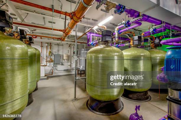 water treatment - fibreglass stock pictures, royalty-free photos & images