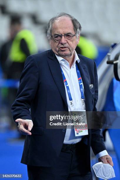 French federation President Noel Le Graet before the UEFA Nations League League A Group 1 match between France and Austria at Stade de France on...