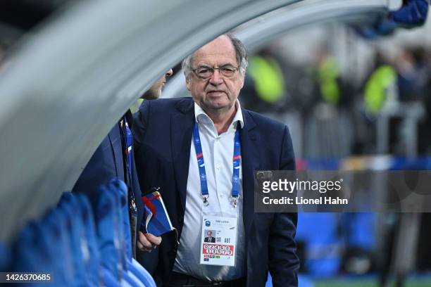 French federation President Noel Le Graet before the UEFA Nations League League A Group 1 match between France and Austria at Stade de France on...