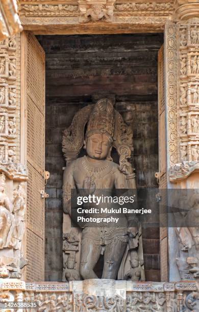 chaturbhuj temple, khajuraho, madhya pradesh, india - khajuraho 個照片及圖片檔