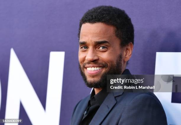 Actor Michael Ealy attends the premiere of Hulu's "Reasonable Doubt" at NeueHouse Hollywood on September 22, 2022 in Hollywood, California.