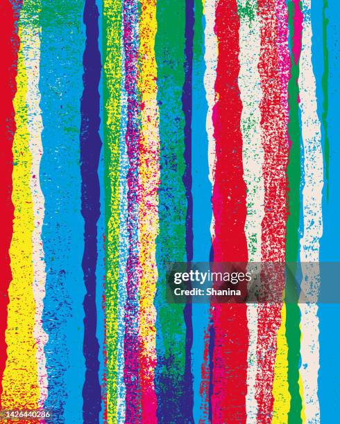 grunge printed texture torn stripes background - v3 - printing out stock illustrations